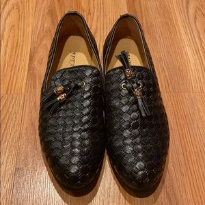 Jitai leather tassel loafers